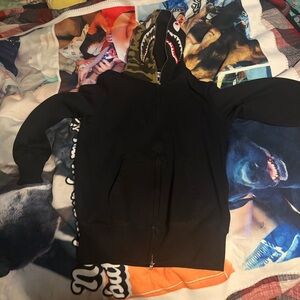 Black Bape Zip up hoodie
